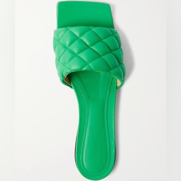 Bottega Veneta Shoes - Bottega Veneta Quilted Leather Slides